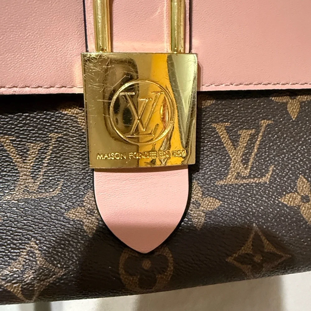 Louis Vuitton Pink and Brown Mini Bag - Picture 13 of 14